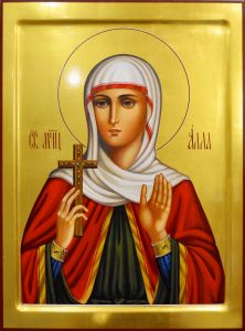 Рукописная икона Алла Готфская 6