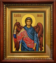 Рукописная икона Архангел Михаил 47 