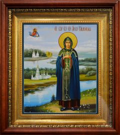 Рукописная икона Анна Кашинская 8 