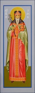 Рукописная мерная икона Аарон