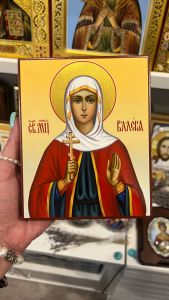 Рукописная икона Валерия Калерия 3