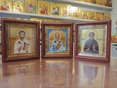 Рукописная икона Тит апостол,епископ Критский