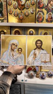 Рукописная венчальная пара Казанская №23 