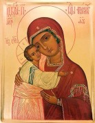 Рукописная икона Воронинская 