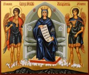 Рукописная икона Магаданская
