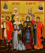 Рукописная семейная икона 103