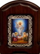 Икона из финифти Воскресение Христово (Размер 14*20 см)