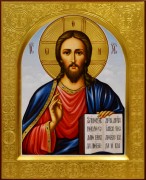 Рукописная икона Спас Вседержитель 86