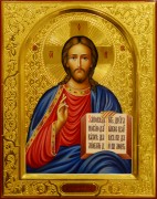 Рукописная икона Спас Вседержитель 104