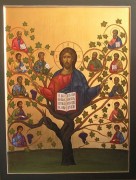 Рукописная икона Древо Жизни