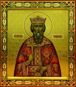 Рукописная икона Владимир Равноапостольный 3