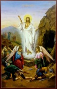 Рукописная икона Воскресение Христово 4