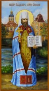 Рукописная икона Владимир митрополит Киевский и Галицкий