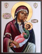 Рукописная икона Утоли моя печали 3