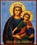 Рукописная икона Ломовская