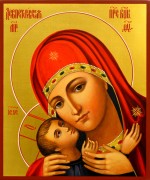 Рукописная икона Девпетерувская Божия Матерь